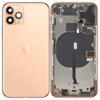 iPhone 11 Pro Back Cover With Frame Gold Dissembled Original