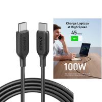 USB-C to USB-C Cable Anker 543 100W 5A 1.8m Black A80E2G11 In Blister