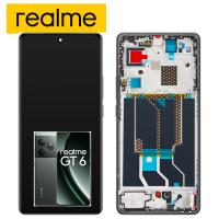 Realme GT 6 5G (RMX3851) Touch + Lcd + Frame Green Service Pack