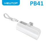 NEWTOP PB41 MINI POWER BANK 5000MAH FOR IPHONE BIANCO