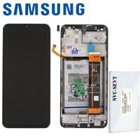 Samsung A23 5G A236 Touch + Lcd + Frame + Battery Service Pack