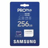 microSDXC Memory Card Samsung PRO Plus with Adapter 256Gb Class 10 / UHS-1 U3 MB-MD256KA