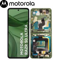 Motorola Moto Razr 50 Ultra Touch + Lcd + Frame Green Service Pack