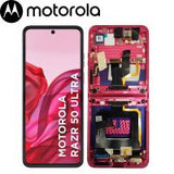 Motorola Moto Razr 50 Ultra Touch + Lcd + Frame Pink Service Pack