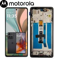 Motorola Moto G75 5G Touch + Lcd + Frame Grey Service Pack