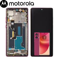 Motorola Edge 50 Fusion 5G Touch + Lcd + Frame Pink Service Pack