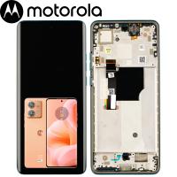 Moto Edge 40 Neo XT2307 Touch + Lcd + Frame Peach Fuzz Service Pack