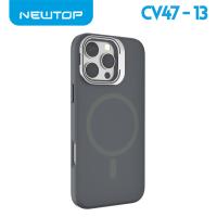 NEWTOP CV47-13 SUPPORTO CON VETRO PER FOTOCAMERA IPHONE 16 (APPLE - Iphone 16 - Grigio)