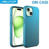 NEWTOP ORI CASE COVER APPLE IPHONE 15 (APPLE - Iphone 15 - Azzurro)