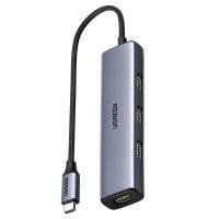 USB-C Hub Ugreen CM473 4 x USB-A 3.0 0.2M Grey in Blister