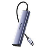 USB-C Hub Ugreen CM475 3 x USB-A 3.0 - 1 x RJ45 Grey in Blister