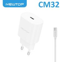 NEWTOP CM32 BASIC CARICATORE USB-C PD 20W CON CAVO TYPE-C/TYPE-C