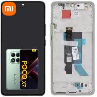 Xiaomi Poco X7 5G Touch + Lcd + Frame Green Service Pack