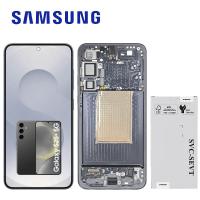 Samsung Galaxy S25+ S936 Touch + Lcd + Frame Blue / Black Service Pack