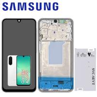 Samsung Galaxy A26 5G A266 Touch + Lcd + Frame White Service Pack