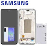Samsung Galaxy A36 5G A366B Touch + Lcd + Frame White / Gray Service Pack