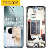 Realme 14 Pro+ 5G (RMX5050) Touch + Lcd + Frame Gold Service Pack