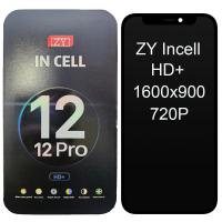iPhone 12 / iPhone 12 Pro Touch+Lcd+Frame Black ZY INCELL HD+ 1600x900 720P