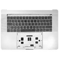 Macbook Pro 15&quot; (2018) A1990 EMC3215 Keyboard + Frame Silver Grade A NO Europe Layout Original