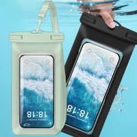Waterproof Bag Eco-Leather For Smartphone 7.2&quot; Green