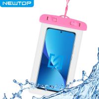 NEWTOP WA06 WATERPROOF SMARTPHONE NEW BAG (Fino a 6.5' - Rosa)