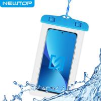 NEWTOP WA06 WATERPROOF SMARTPHONE NEW BAG (Fino a 6.5' - Azzurro)