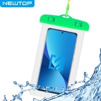 NEWTOP WA06 WATERPROOF SMARTPHONE NEW BAG (Fino a 6.5' - Verde)