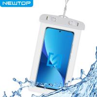 NEWTOP WA06 WATERPROOF SMARTPHONE NEW BAG (Fino a 6.5' - Bianco)
