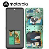 Motorola Moto Razr 60 (XT2553) Touch + Lcd + Frame Green / Spring Bud Service Pack