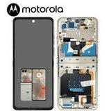 Motorola Moto Razr 60 (XT2553) Touch + Lcd + Frame Silver / Lightest Sky Service Pack