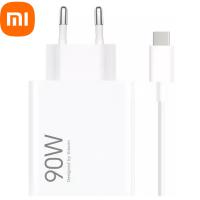 Wall Charger Xiaomi HyperCharge Combo 90W 6.1A 1 x USB-A with USB-C Cable White In Blister