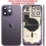 iPhone 14 Pro Max Back Cover + Frame (USA Version) Purple Dissembled Grade B Original
