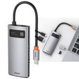 USB-C Hub Baseus Metal Gleam 2 x USB-A - 1 x USB-C - 1 x HDMI Grey CAHUB-CY0G