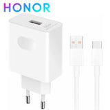 Wall Charger Honor HN-110600E00 66W 6A 1 x USB-A with USB-C Cable White 5503AAHX In Blister