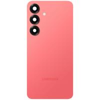 Samsung Galaxy S25 S931 Back Cover + Camera Glass Coral Red AAA