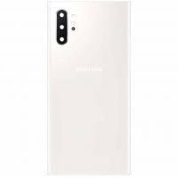 Samsung Galaxy Note 10 Plus 5g N976f Back Cover +Camera Glass White Original