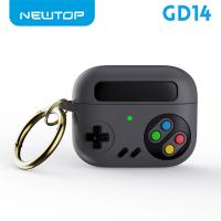 NEWTOP GD14 HANDHELD GAME CONSOLE DESIGN CUSTODIA AIRPODS 4 (Airpods 4 - Grigio)