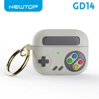 NEWTOP GD14 HANDHELD GAME CONSOLE DESIGN CUSTODIA AIRPODS PRO 2 (Airpods pro2 - Bianco)