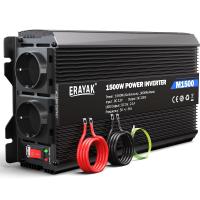 Erayak 1500W 12V to 220V/230V Modified Sine Wave Inverter Photovoltaic DC to AC Voltage Converter In Blister
