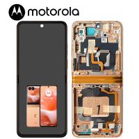 Motorola Moto Razr 40 Ultra XT2321 Touch + Lcd + Frame 6.9' Peach Fuzz Service Pack