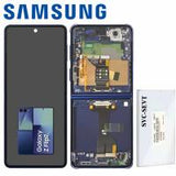 Samsung Galaxy Z Flip 7 F766 Touch + Lcd + Frame Blue Service Pack