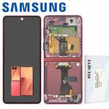Samsung Galaxy Z Flip 7 F766 Touch + Lcd + Frame Red Service Pack