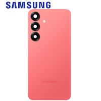 Samsung Galaxy S25 S931 Back Cover + Camera Glass Coral Red Service Pack