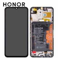 Honor X6B / X6B Plus Touch + Lcd + Frame + Battery Black Service Pack