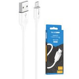 USB-A to micro USB Cable Blue Power BM2BX14 LinkJet 18W 2.4A 2m White in Blister