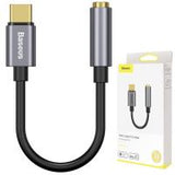 USB-C to 3.5mm Audio Adapter Baseus L54 Grey CATL54-0G in Blister