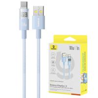 USB-A to USB-C Cable Baseus Display 2 100W 5A 1m Blue P10382701311-00 in Blister