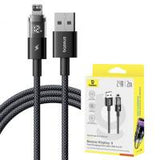 USB-A to Lightning Cable Baseus Display 2 18W 2.4A 2m Black P10382700121-01 in Blister