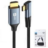 USB-C to HDMI Video Cable Joyroom SY-20C1 Angled 2m Grey in Blister