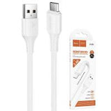USB-A to microUSB Cable Hoco X120 18W 2A 1m White in Blister